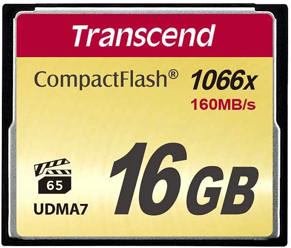 Atminties kortelė Transcend Compact Flash 16GB 1000x