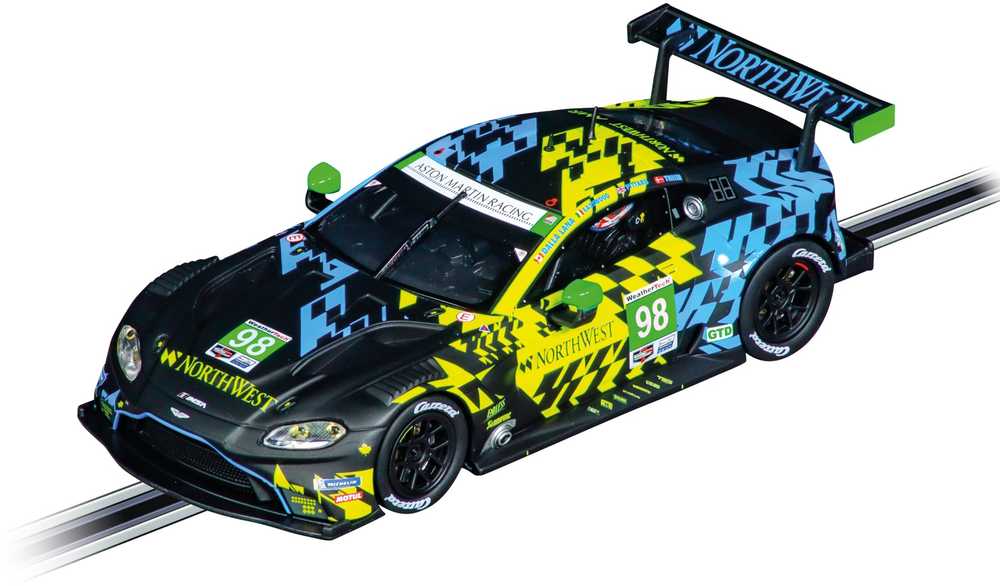 „Carrera Carrera“ – „Digital 132 Cars“ – „Aston-Martin Vantage GT3 Northwest“. Nr. 98