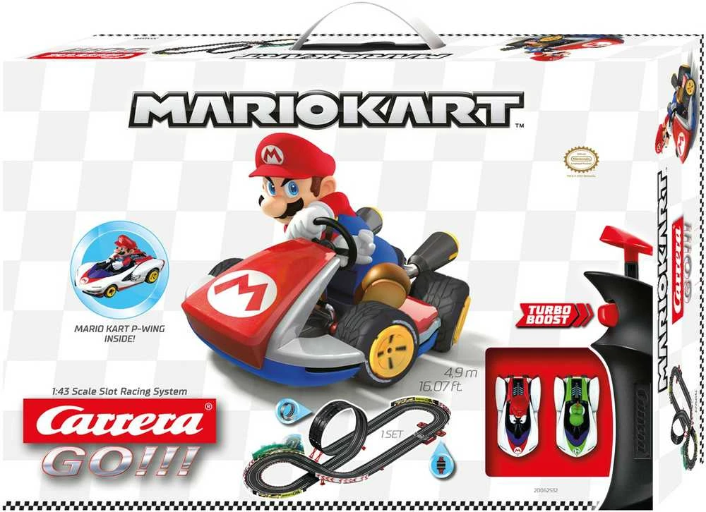Carrera Žaislinis Mario Kart P-Wing lenktynių trasa 4,9 m