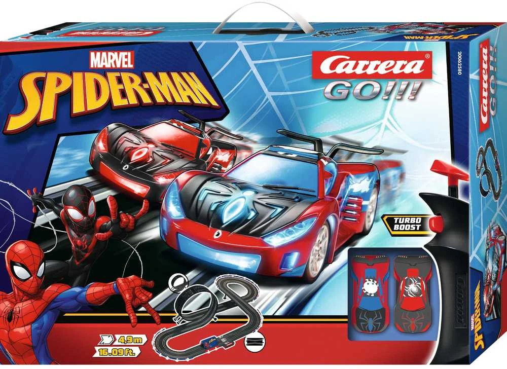 Žaislinis lenktyninis automobilis Carrera Go Spider Racing 4,9 m trasai