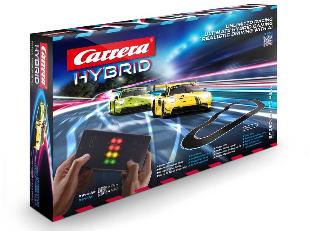 Carrera Hybrid Žalias Hell hibridinis lenktynių rinkinys