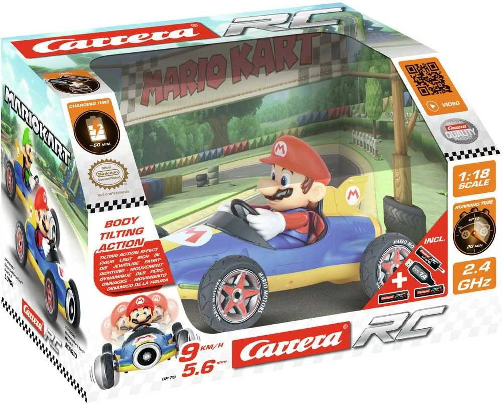 Carrera Mario Kart nuotolinio valdymo automobilis