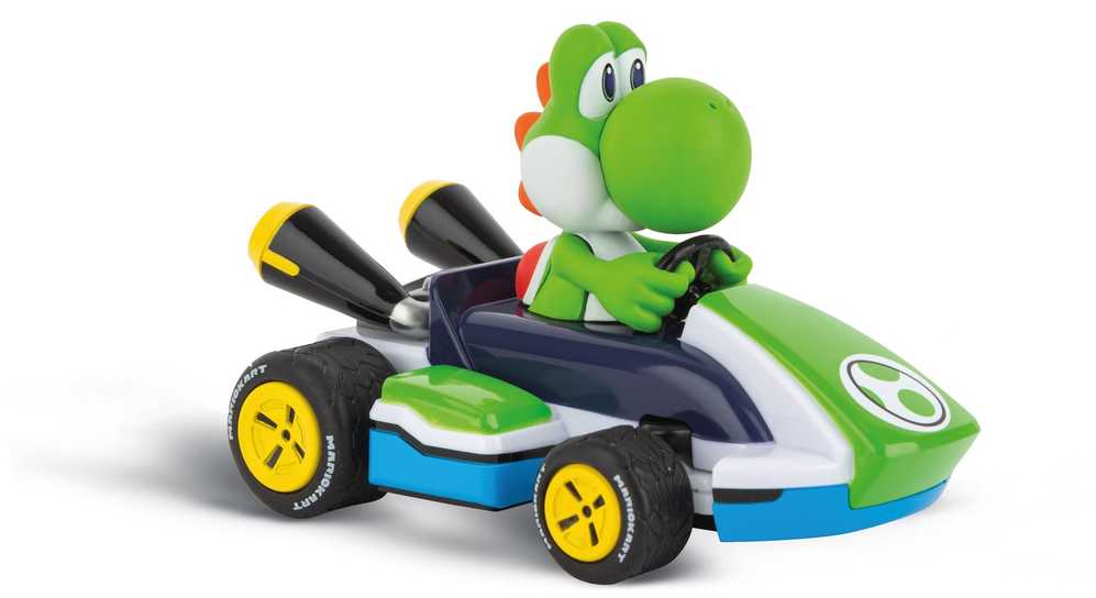 Carrera 2 4 GHz Mario Kart™ lenktynių kartingas 1:32 Yoshi