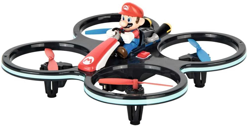 Radijo bangomis valdomas Carrera Mini Mario-Copter 2,4GHz dronas