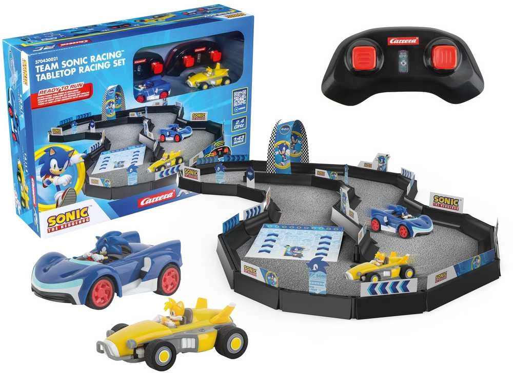 Carrera - Team Sonic stalo lenktynių rinkinys | 2,4 GHz