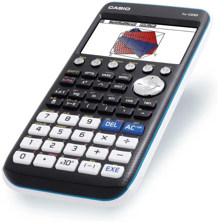 Casio FX-CG50 spalvotas ekranas