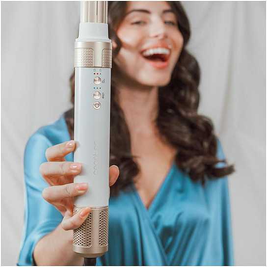 Modeliavimo šepetys Cecotec 14w1 Bamba CeramicCare AirGlam Champagne