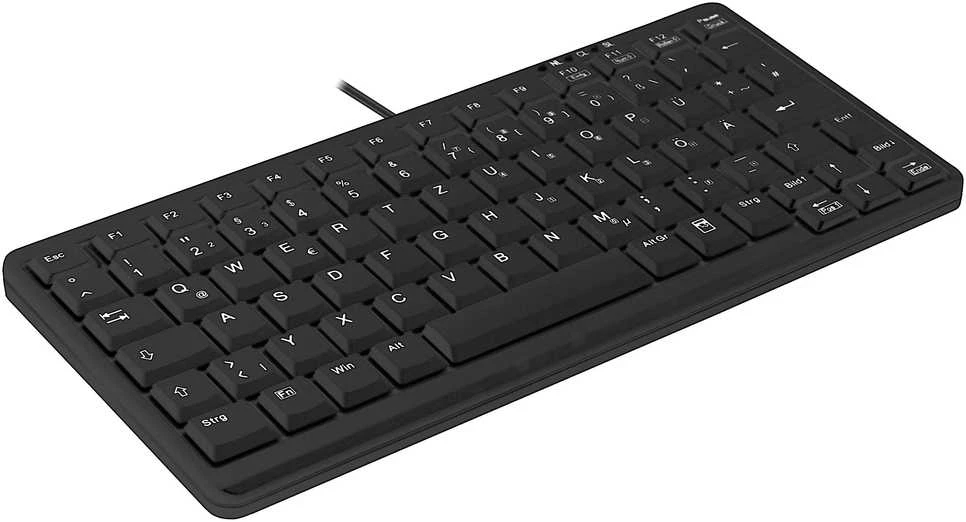 Contour Cherry ACTIVE KEY Industry 4.0 Mini nešiojamojo kompiuterio stiliaus klaviatūra
