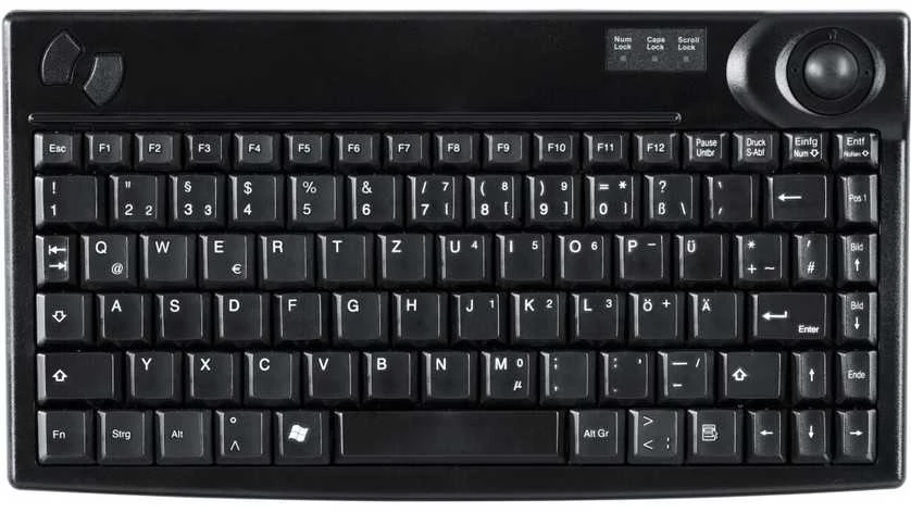 Cherry CHR Contour Design Active Key AK-440-TU klaviatūra USB QWERTY Anglų (JAV) Juoda