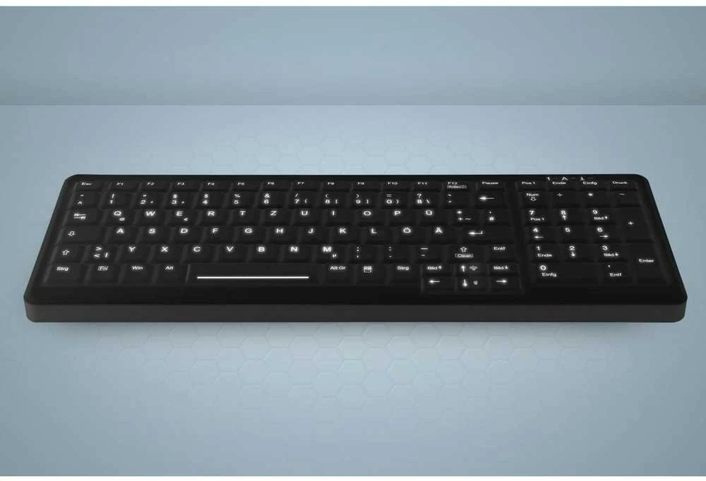 Klaviatūra Cherry Active KEY MTA AK-C7000 su laidu DE-išdėstymas juodas
