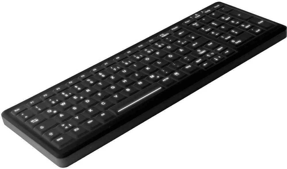 Klaviatūra Cherry Active KEY MTA AK-C7000 su laidu DE-išdėstymas juodas