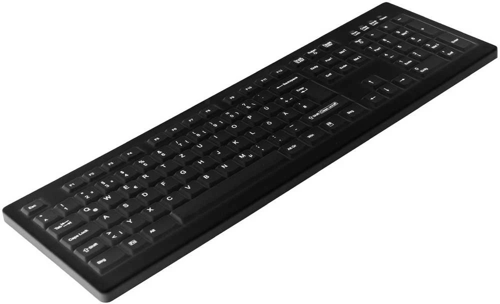 Klaviatūra Cherry ACTIVE KEY MTA AK-C8100 su laidu DE-išdėstymas juodas