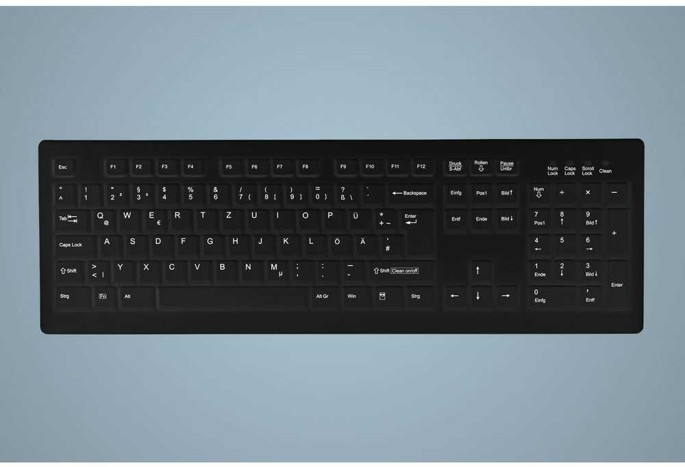 Klaviatūra Cherry Active KEY MTA AK-C8100 Wireless DE-išdėstymas juodas