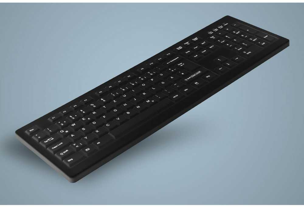 Klaviatūra Cherry Active KEY MTA AK-C8100 Wireless DE-išdėstymas juodas