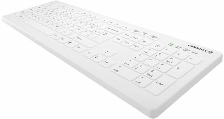 Klaviatūra Cherry Contour ACTIVE KEY Flat Profile Wireless Hygiene Desktop (AK-C8112-FUS-W/FR)