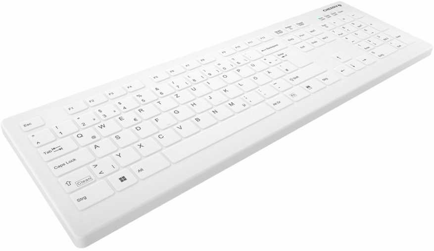 Klaviatūra Cherry Contour ACTIVE KEY Flat Profile Wireless Hygiene Desktop (AK-C8112-FUS-W/FR)