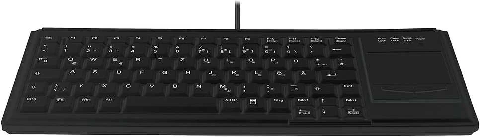 Klaviatūra „Cherry Contour Active KEY Industry 4.0“ kompaktiškas, itin plokščias jutiklinis skydelis