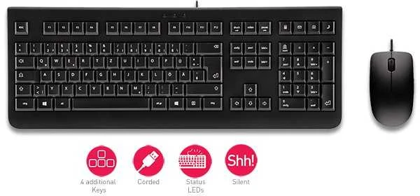 Klaviatūra CHERRY DC 2000 ND-išdėstymas, juodas