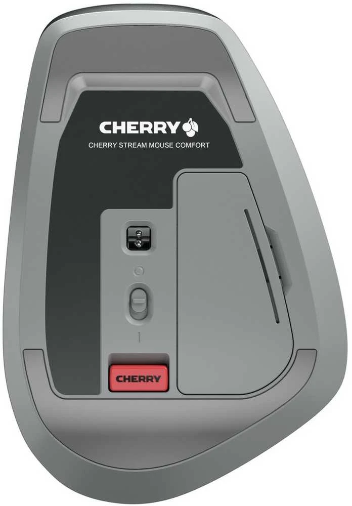 Cherry Desktop Stream COMFORT Wireless [DE] Juodas Pelė+Klaviatūra. Fullsize. Silent
