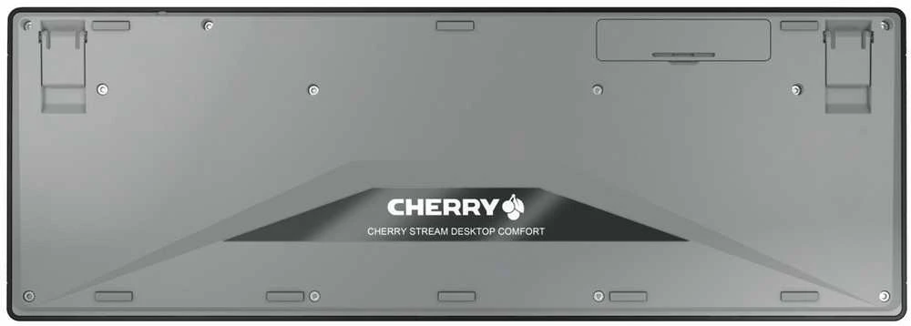 Cherry Desktop Stream COMFORT Wireless [DE] Juodas Pelė+Klaviatūra. Fullsize. Silent