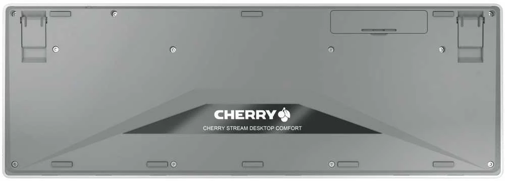 Klaviatūra CHERRY STREAM DESKTOP COMFORT - DE Baltas