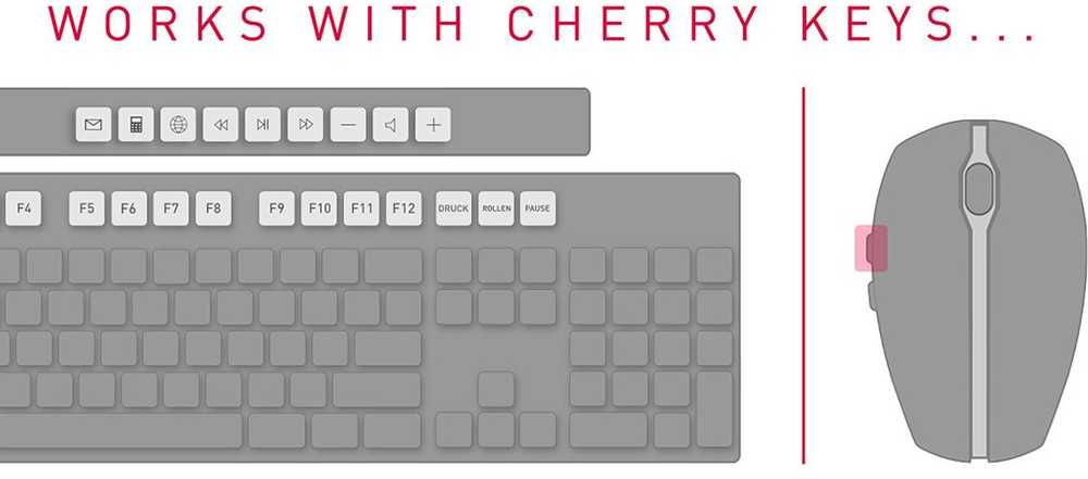Klaviatūra ir pelė Cherry DW 5100 (JD-0520CS-2)