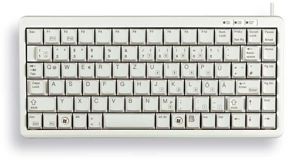 CHERRY G84-4100 COMPACT - Klaviatūra JK-ANGLŲ KALBA
