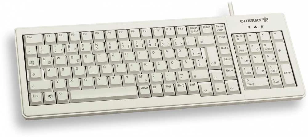 Klaviatūra Cherry G84-5200 COMPACT Prancūzija (G84-5200LCMFR-0)