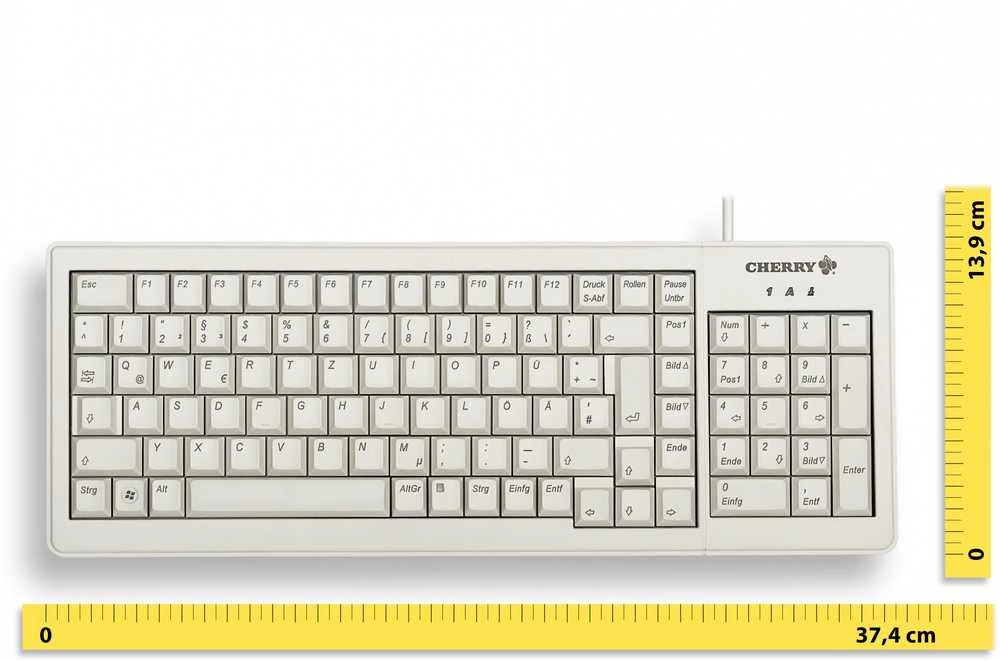 Klaviatūra Cherry G84-5200 COMPACT Prancūzija (G84-5200LCMFR-0)