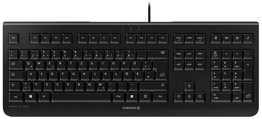 Cherry KC 1000 Klaviatūra CORDED - LAYOUT-PORTUGAL Juodas