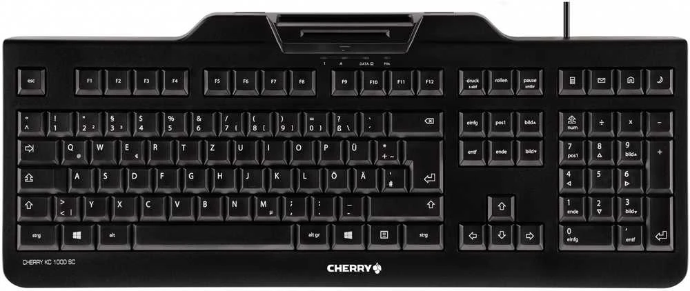Klaviatūra CHERRY KC 1000 SC FRANCE/