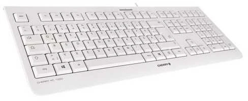 Klaviatūra Cherry KC 1000 su laidu CH-išdėstymas wei/grau