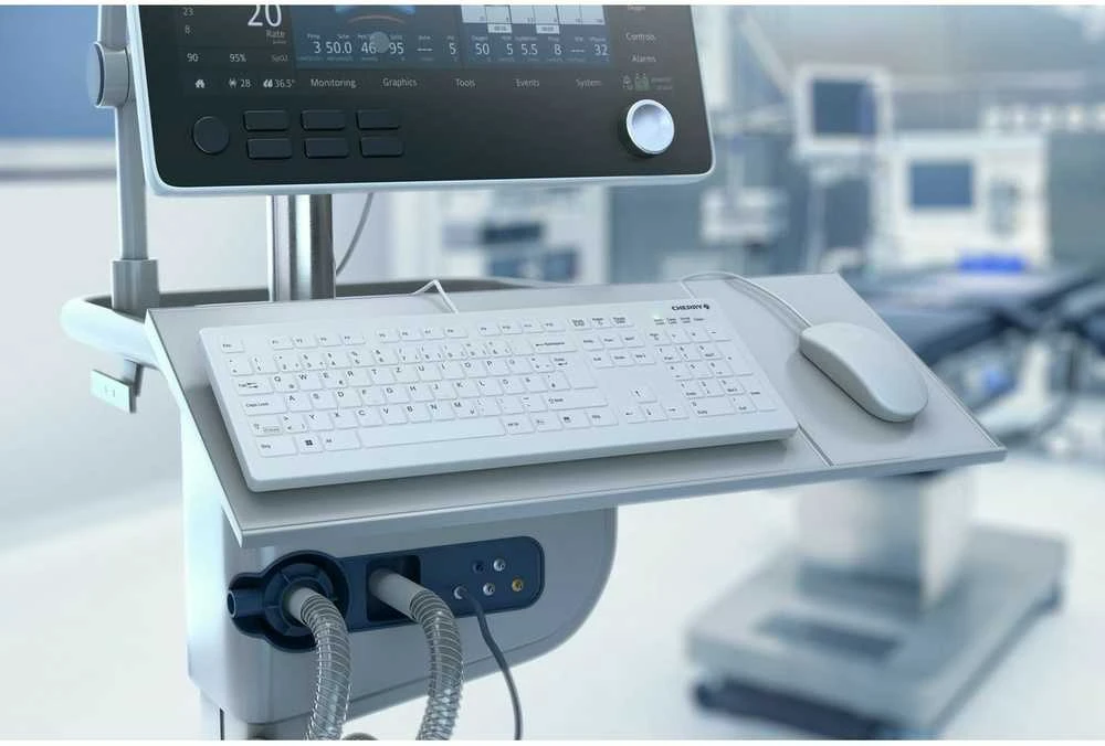 Cherry „ActiveKey Medical“ klaviatūra C8112 – plokščio dizaino IP68 apsauginis dangtelis