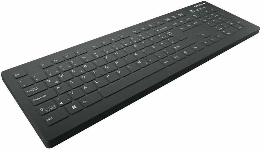 Cherry Klaviatūra AK-C8112 Medical Wireless sealed [DE] Juodas IP68 belaidė. vollversiegelt. IP68