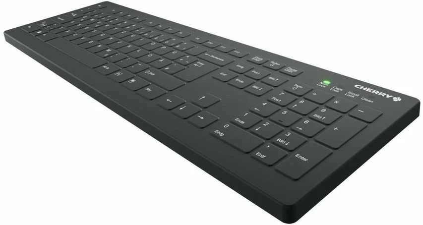 Cherry Klaviatūra AK-C8112 Medical Wireless sealed [DE] Juodas IP68 belaidė. vollversiegelt. IP68