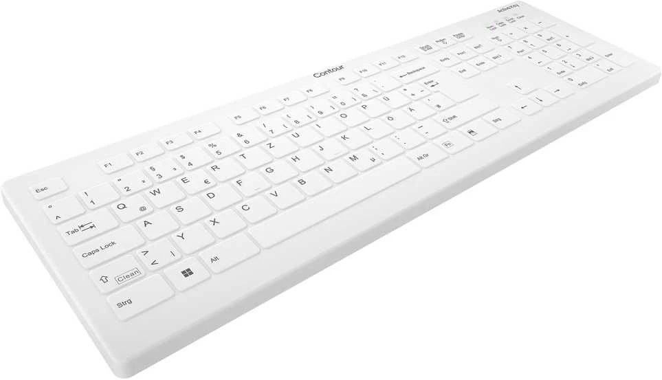 Cherry Klaviatūra AK-C8112 Medical wireless sealed [DE] baltas IP68 belaidė. vollversiegelt. IP68