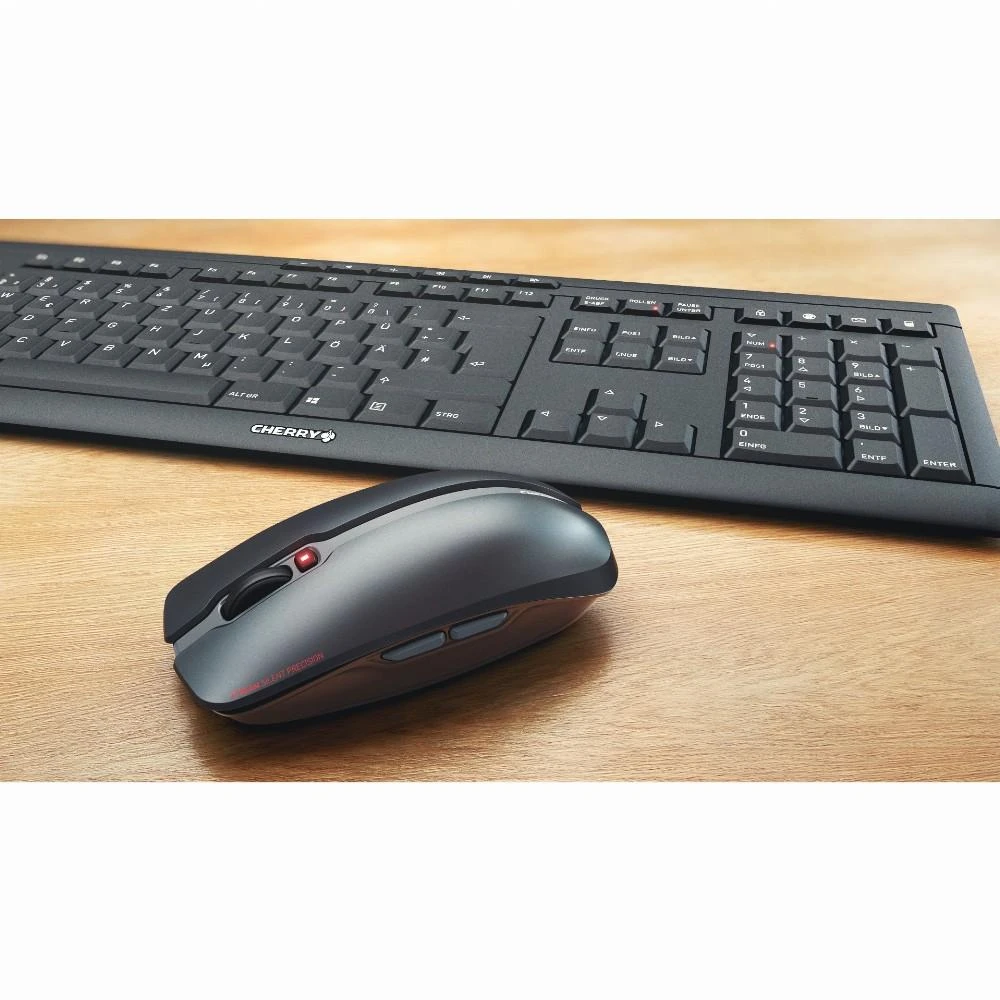 CHERRY STREAM DESKTOP RECHARGE - Klaviatūra ir pelė - QWERTZ - Deutsch - Juodas