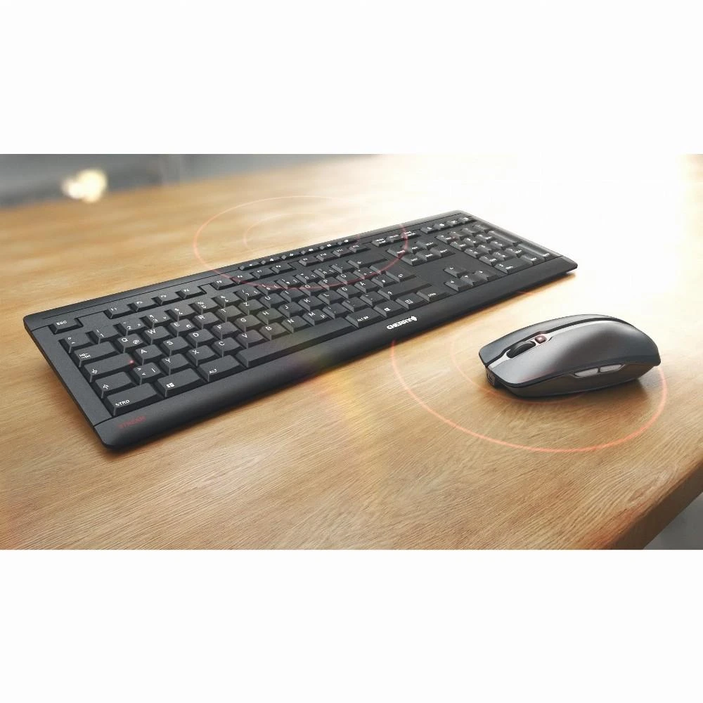 CHERRY STREAM DESKTOP RECHARGE - Klaviatūra ir pelė - QWERTZ - Deutsch - Juodas
