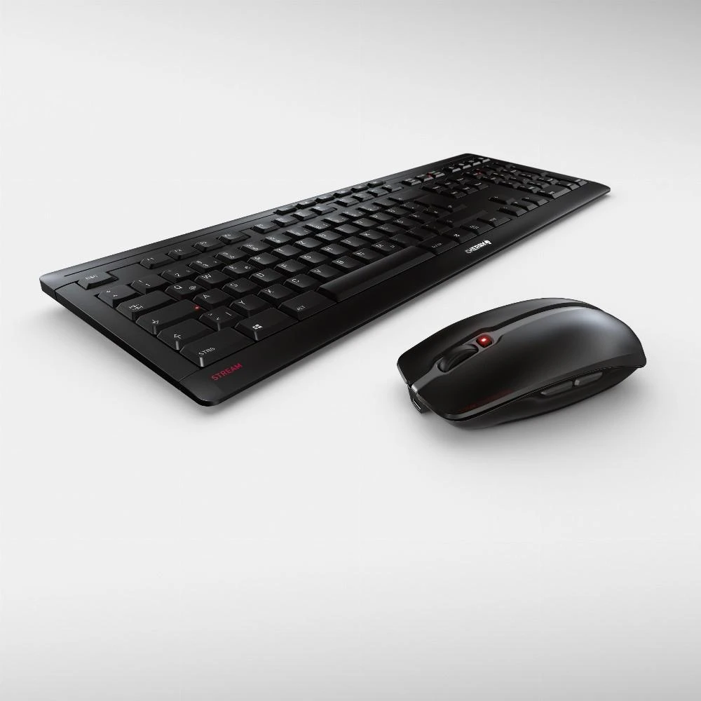 CHERRY STREAM DESKTOP RECHARGE - Klaviatūra ir pelė - QWERTZ - Deutsch - Juodas