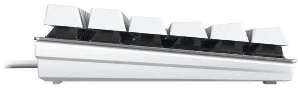 Cherry Klaviatūra KC 200 MX MX2A SILENT Raudonas [DE] baltas/sidabrinis MX2A SILENT Raudonas Switch