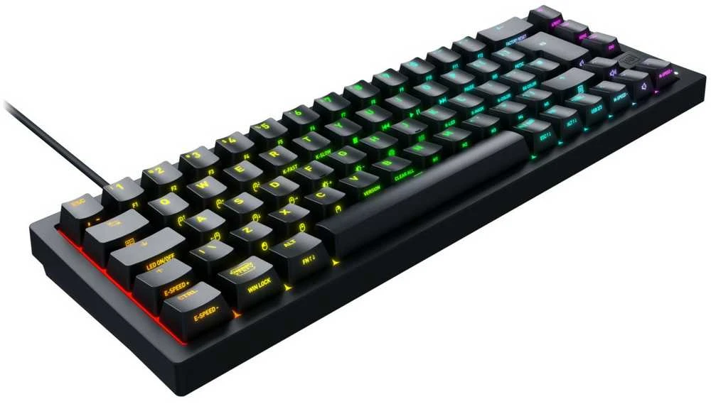 Cherry Klaviatūra XTRFY K5V2 RGB Compact Gaming MX2A Raudona [DE] Juodas
