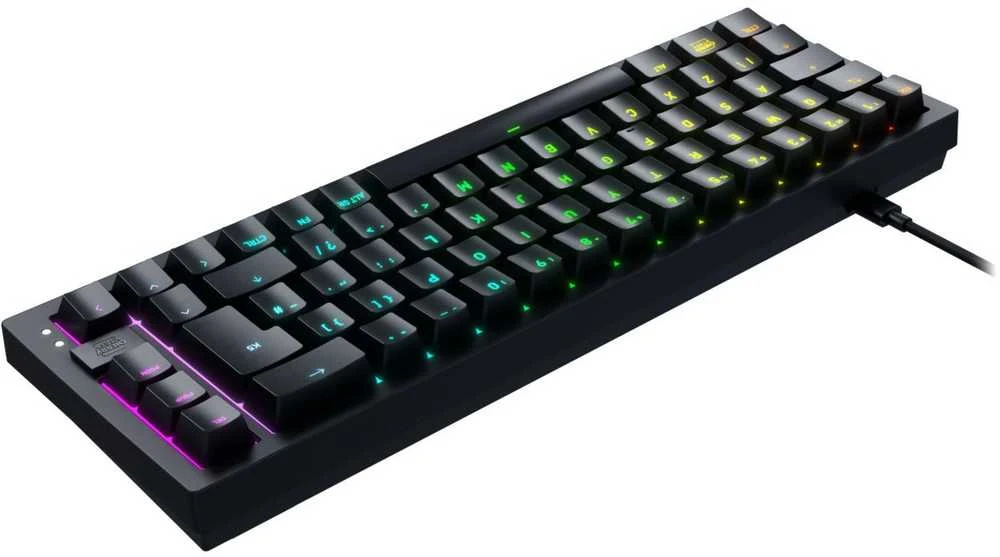 Cherry Klaviatūra XTRFY K5V2 RGB Compact Gaming MX2A Raudona [DE] Juodas