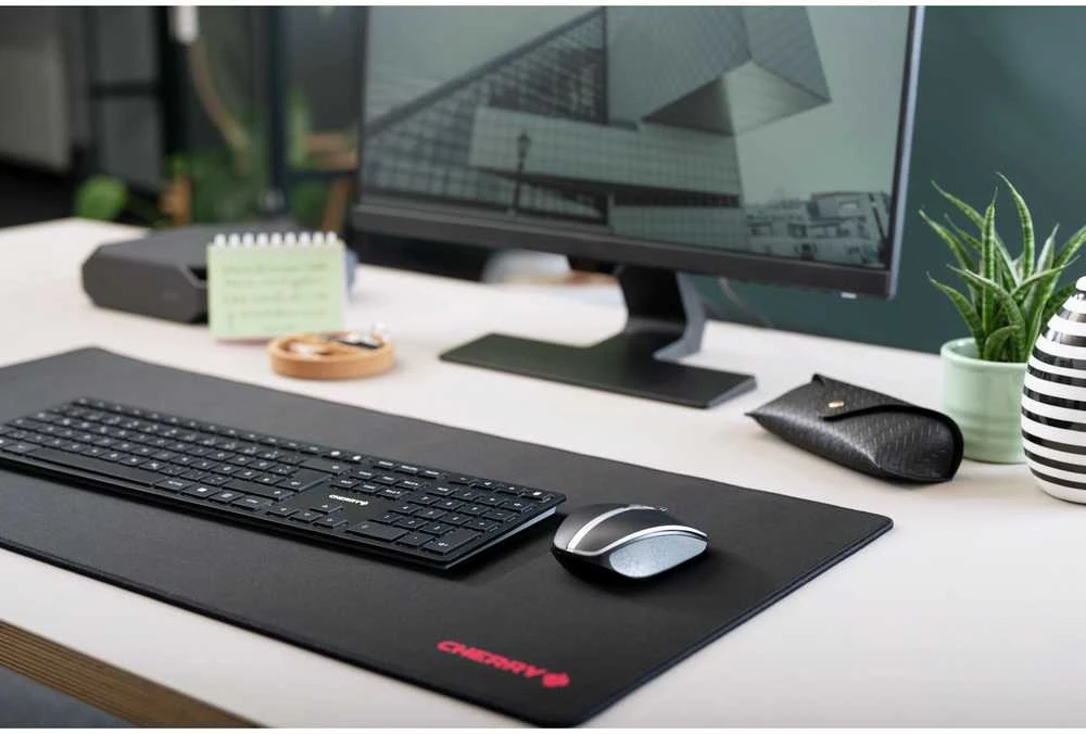 Cherry KW 9100 SLIM CZ Klaviatūra - WIRELESS Juodas CZECHIA SLOVAKI