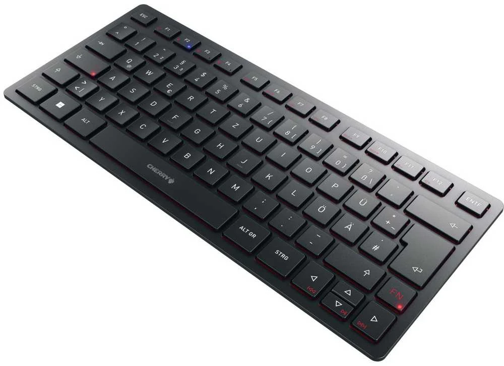 CHERRY KW 9200 MINI - Klaviatūra - QWERTZ - Deutsch - Juodas