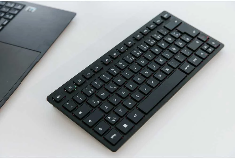 CHERRY KW 9200 MINI - Klaviatūra - QWERTZ - Deutsch - Juodas