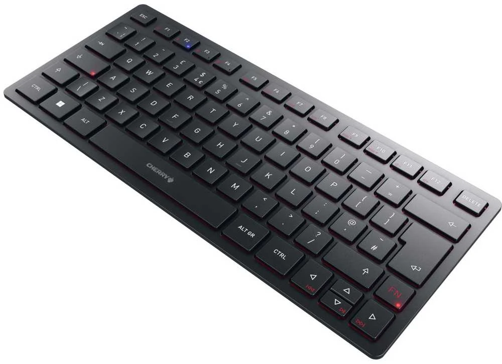 CHERRY KW 9200 MINI WIRELESS - Klaviatūra Juodas UNITED KINGDOM