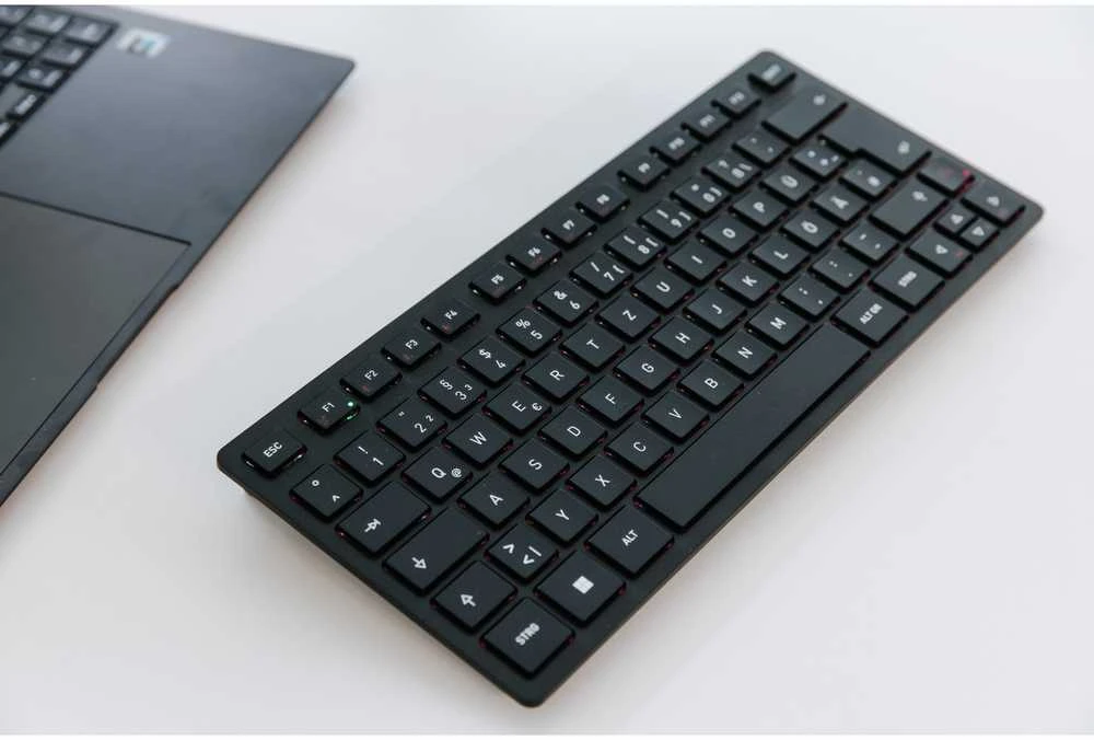 CHERRY KW 9200 MINI WIRELESS - Klaviatūra Juodas UNITED KINGDOM