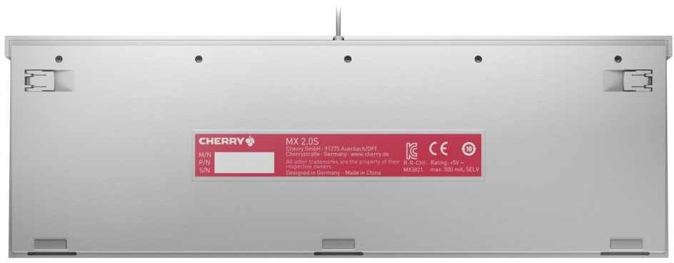 Klaviatūra Cherry CHERRY MX 2.0S RGB MX raudona