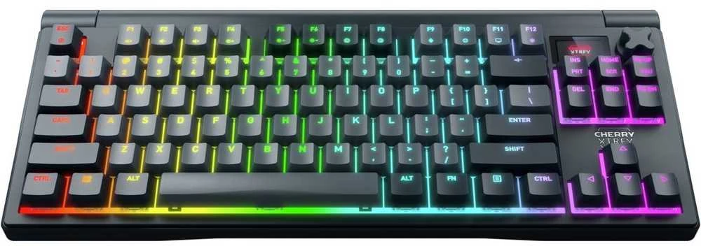 Klaviatūra Cherry CHERRY MX 8.3 Wireless RGB Raudona Switch DE