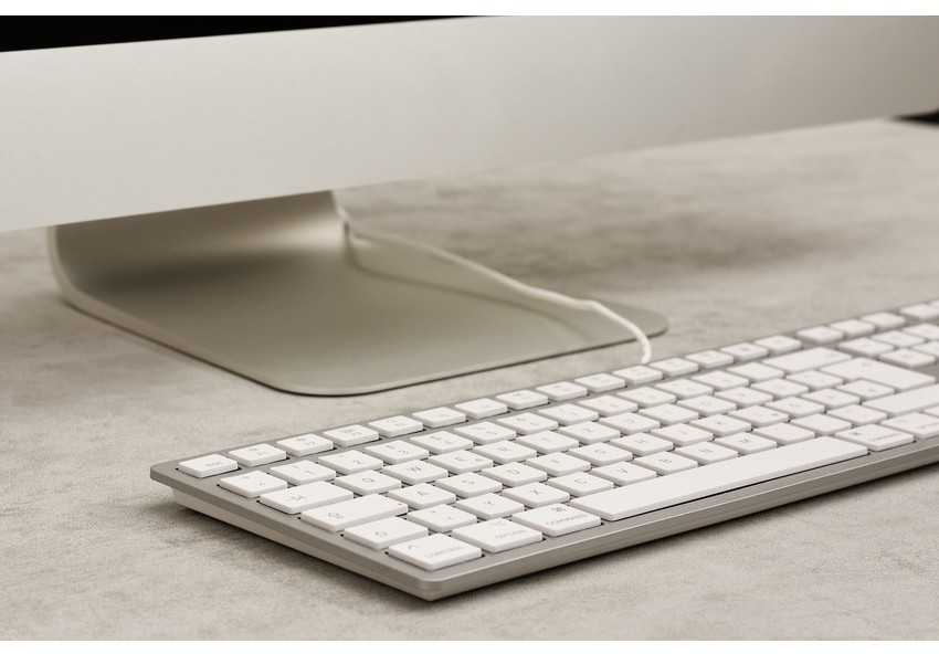 CHERRY KC 6000 SLIM - Klaviatūra - QWERTZ - Deutsch - Sidabrinė